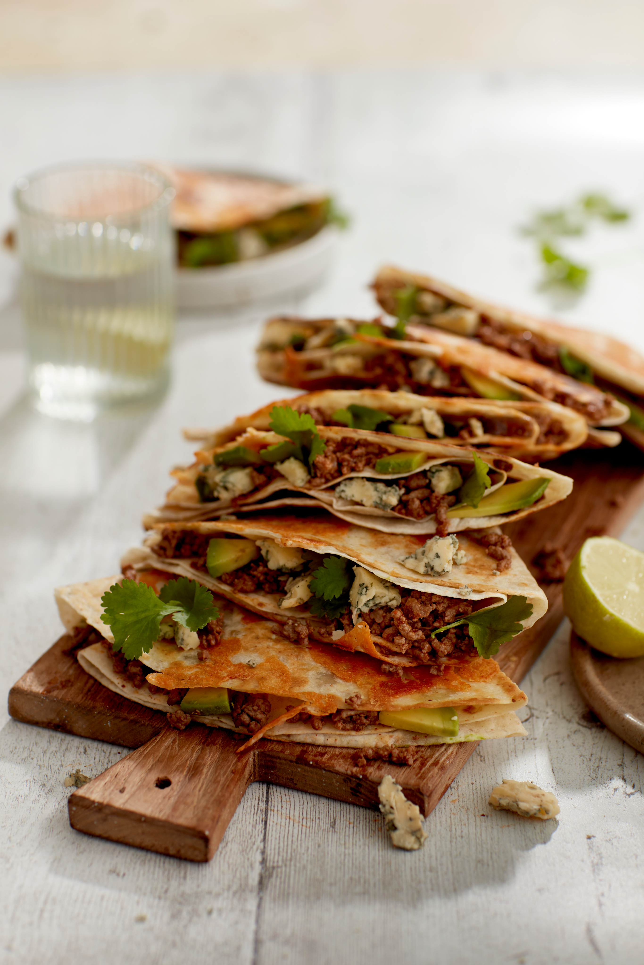 Stilton quesadilla